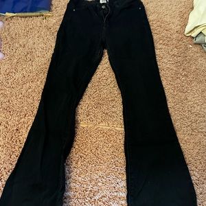 black bell bottoms